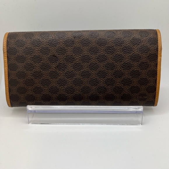 Celine Macadam Long Brown Wallet - Picture 8 of 10
